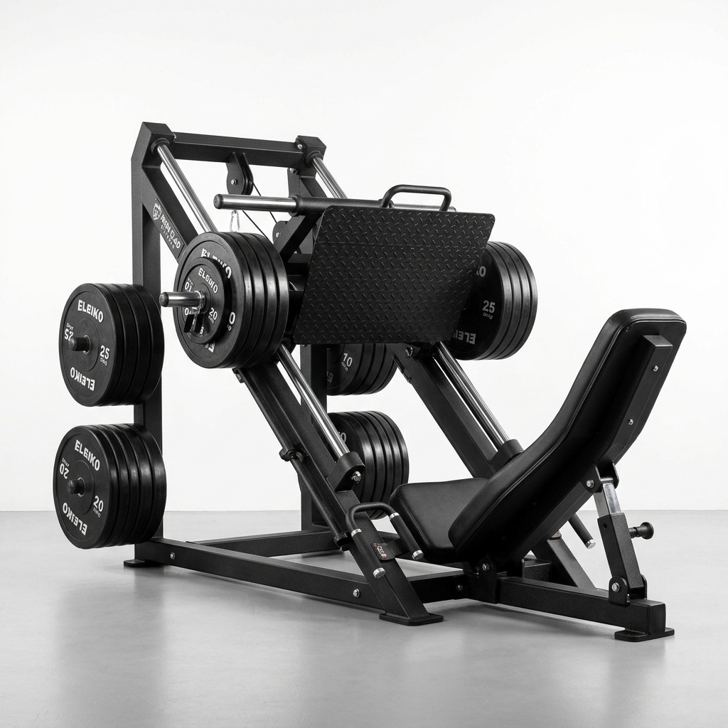 Commercial 45-Degree Plate-Loaded Leg Press Machine